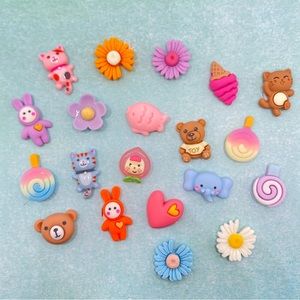 20pcs- Cartoon Kawaii 3D Stickers, Bottle/Phone/Refrigerator/laptop stickers